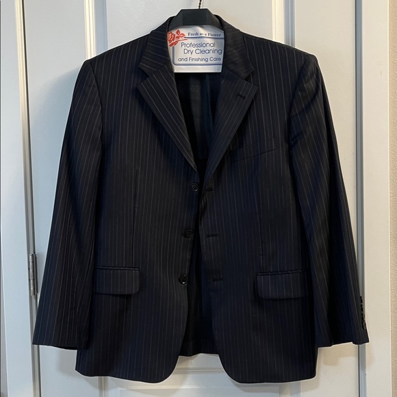 Balmain Paris Vintage Pinstripe Suit Coat - Picture 9 of 16